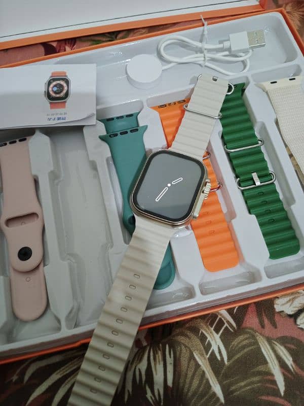 ultra 9 smartwatch with 7 straps 0