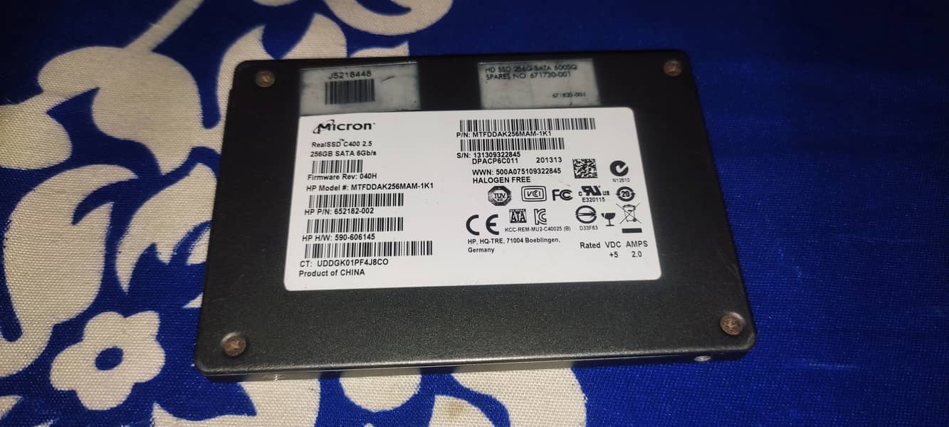 Micron RealSSD C400 256GB SATA III 0