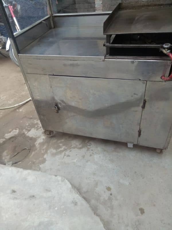 Full ready shawarma counter urgent sell 1