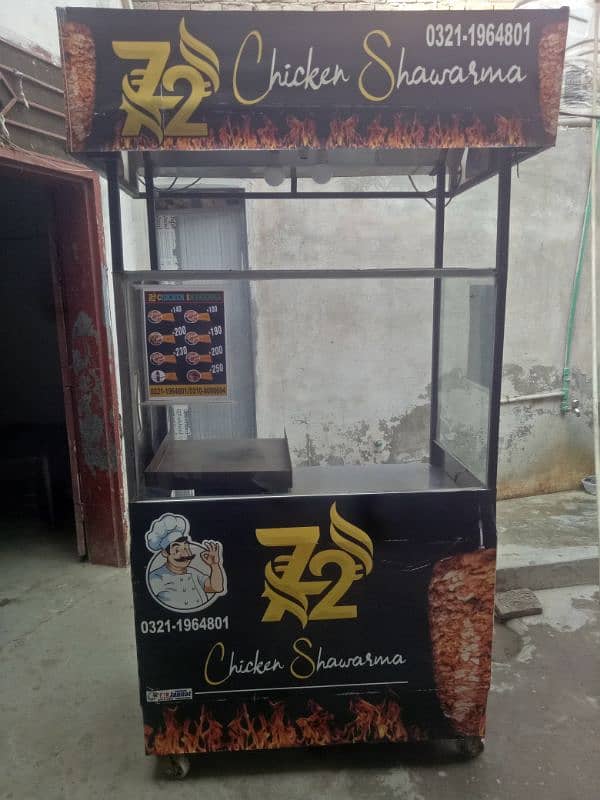 Full ready shawarma counter urgent sell 2