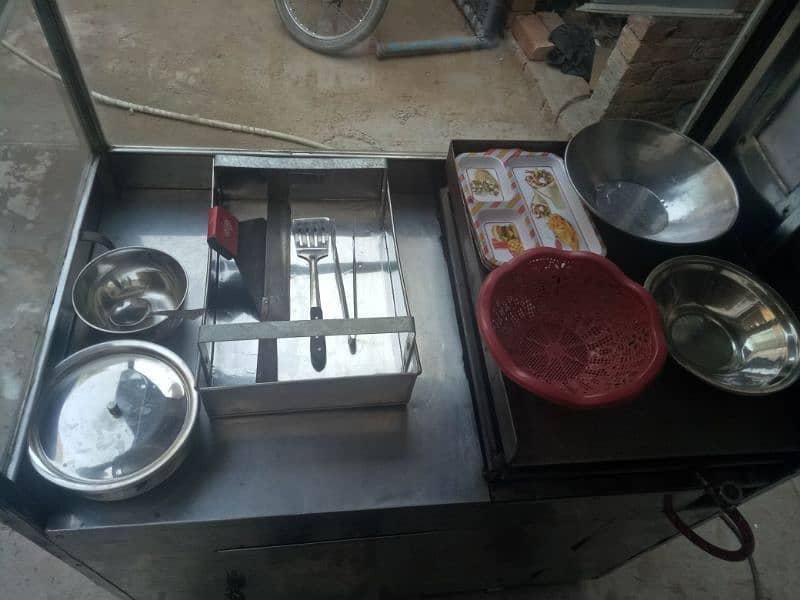 Full ready shawarma counter urgent sell 3