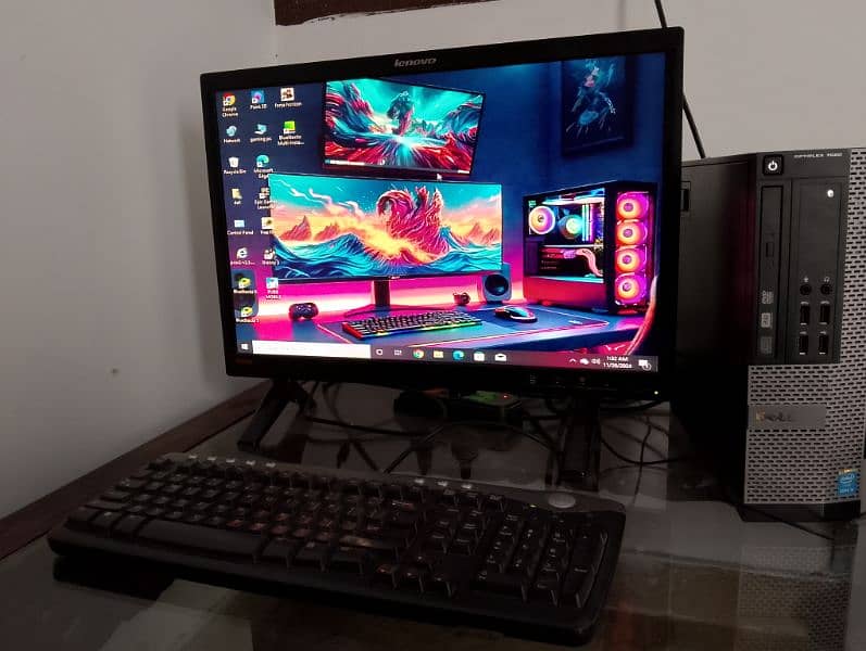 i5 4th generation with 1080p monitor mouse and PC brand new condition 0