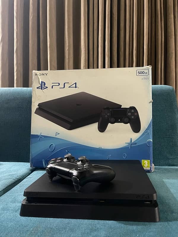 PS4 SLIM 500GB WITH GTA 5 2