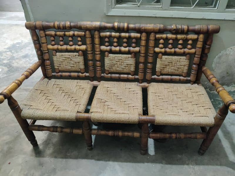 6 seater sofa/chairs with table 0