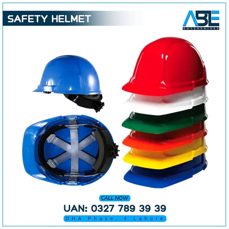 Safety Helmet Protection With NAME & LOGO Printing 0