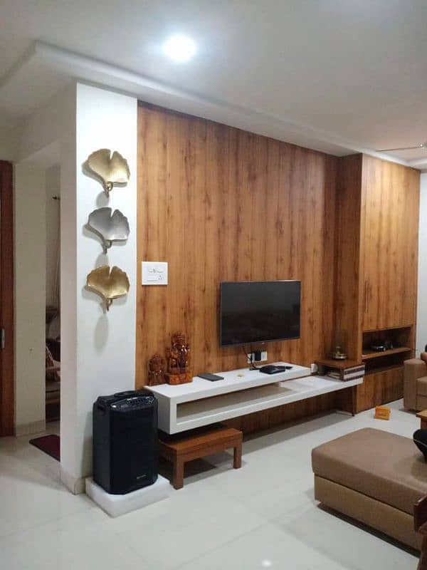 office and home wooden work,media wall,wood work,cabinets,Carpentery 11