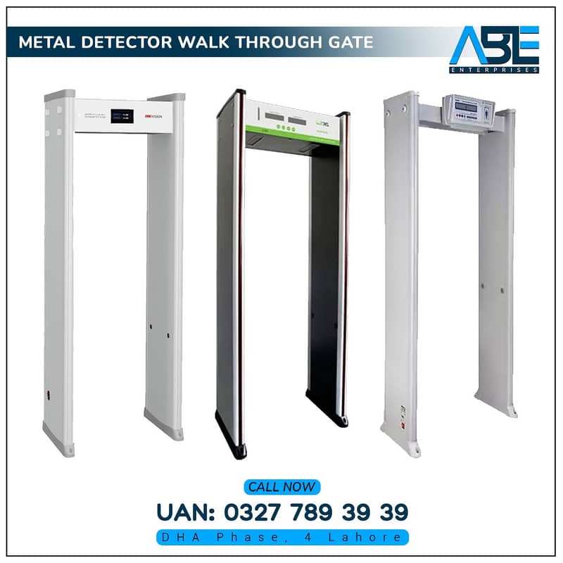 Metal Detector Walk Through Gate & Security (4 Zone) 0