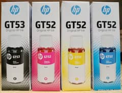 Hp GT53 Black & GT52 Cyan Magenta Yellow Original INKS