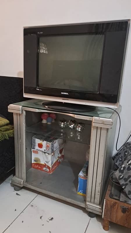 Television with its trolley 2