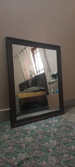 mirror size 4 inch x 3 inch frame Lasani mirror thickness 5mm