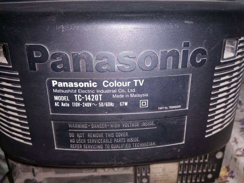 1st Hand Home Used Original Panasonic Colour T. V 0