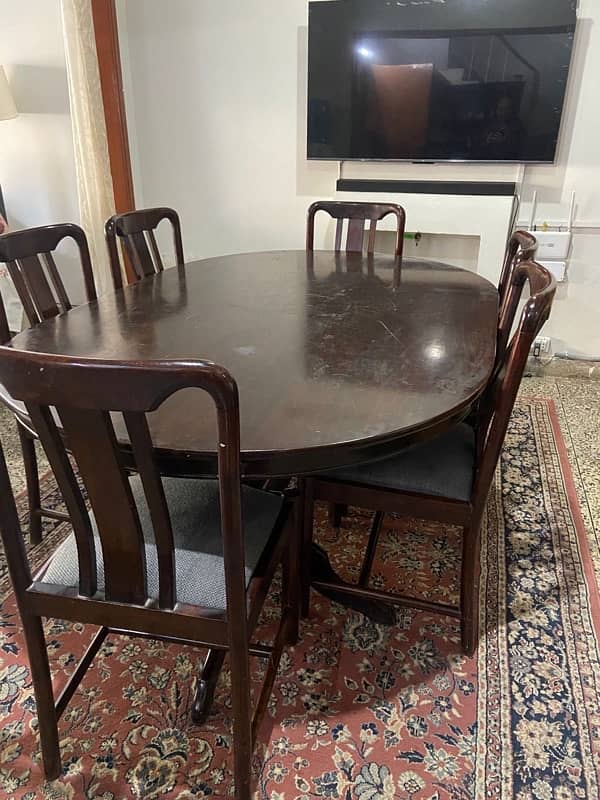 Solid Wood Dining Table for six people 0