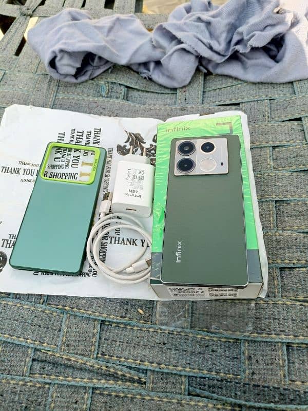 infinix note 40 original charger & box no open no repair. 11