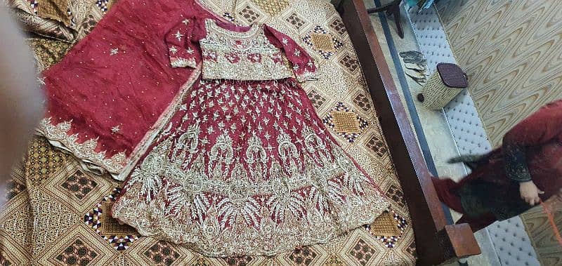 Baraat Lehnga One time use only 1