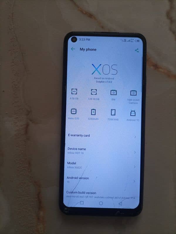 Infinix hot 10 4/128 PTA prove condition apke samne hai 0