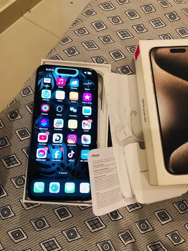 iphone 15 pro max 256 GB 2