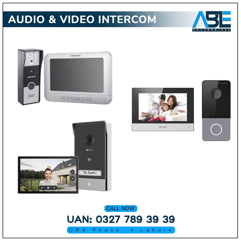 Audio & Video Communication Door Bell Intercom , Interphone Camera 0