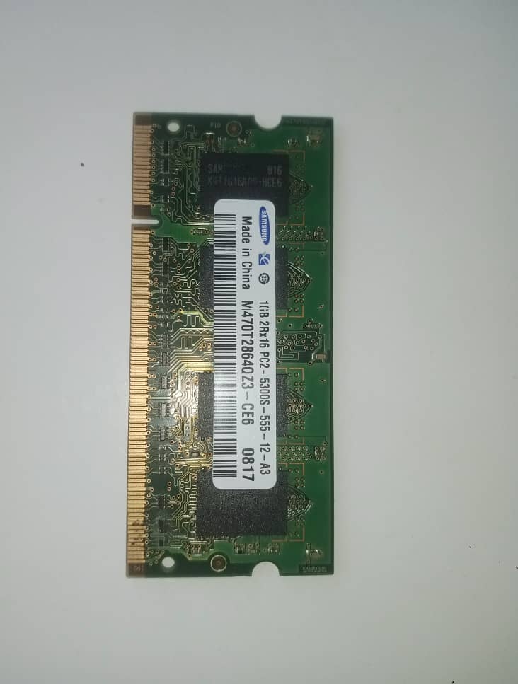 2GB+1GB DDR2 Laptop Rams Samsung 1