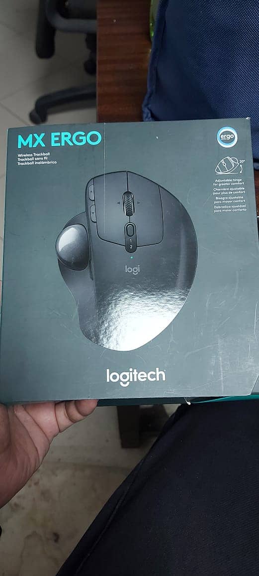 LOGITECH MX ERGO Wireless Track ball Mouse 0