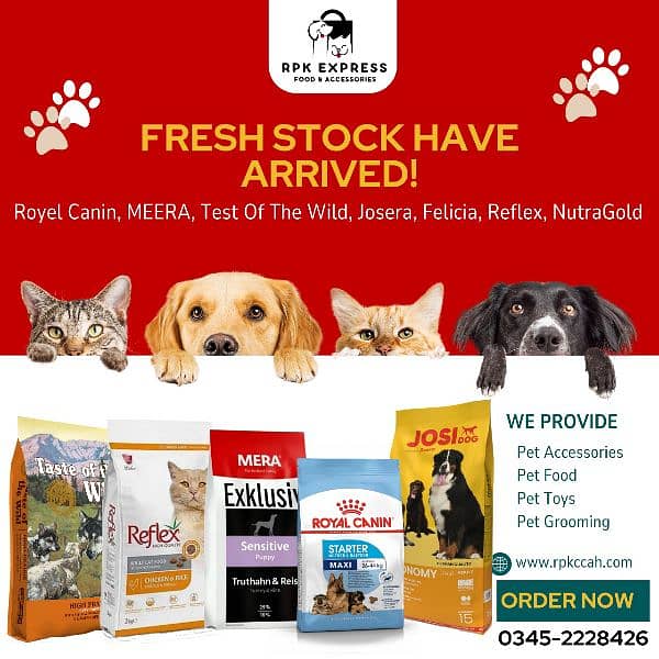 Top Branded Fresh Stock Pet Food Available On Reasonable Price 0