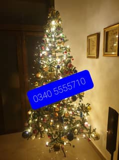 Christmas tree 3 ft to 10 ft available contact O340/55-55-7IO