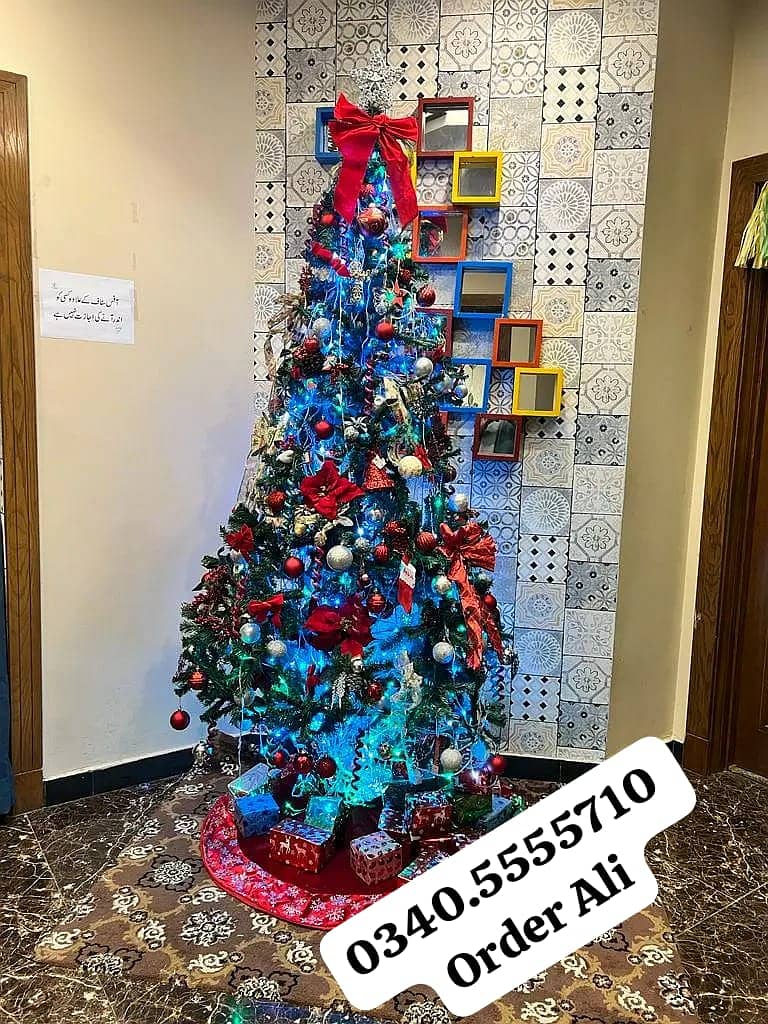 Christmas tree 3 ft to 10 ft available contact O340/55-55-7IO 1