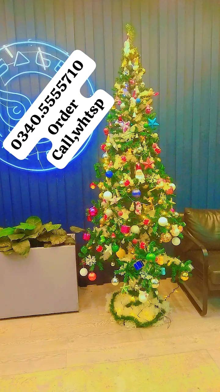 Christmas tree 3 ft to 10 ft available contact O340/55-55-7IO 2