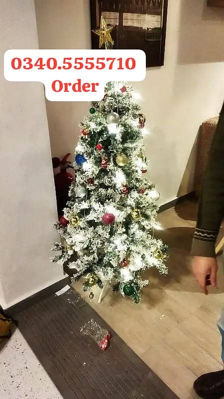 Christmas tree 3 ft to 10 ft available contact O340/55-55-7IO 2