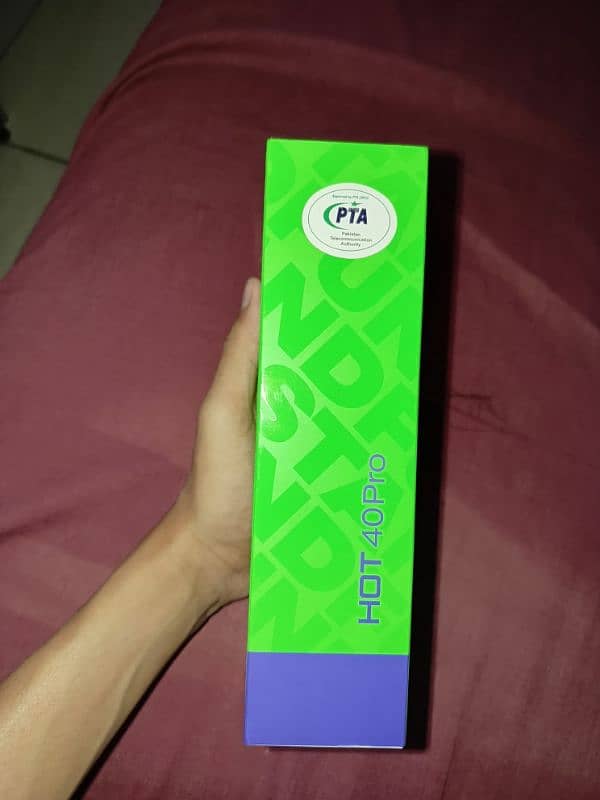 Infinix HOT 40 Pro PTA APPROVED For sale!! (Brand new mint condition ( 10