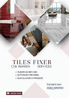 Tile Fixer/Construction/ Tile Fixing/ Wall Tiles/Marble Tiles Services