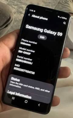 Samsung S9 edge 10/10 condition amazing camera rezalt