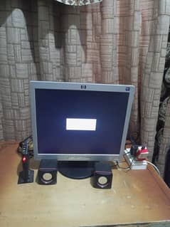 Lcd With Tv Device And Mini Speakers