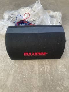 maximus bass pro subwoofers with builtin amplifier