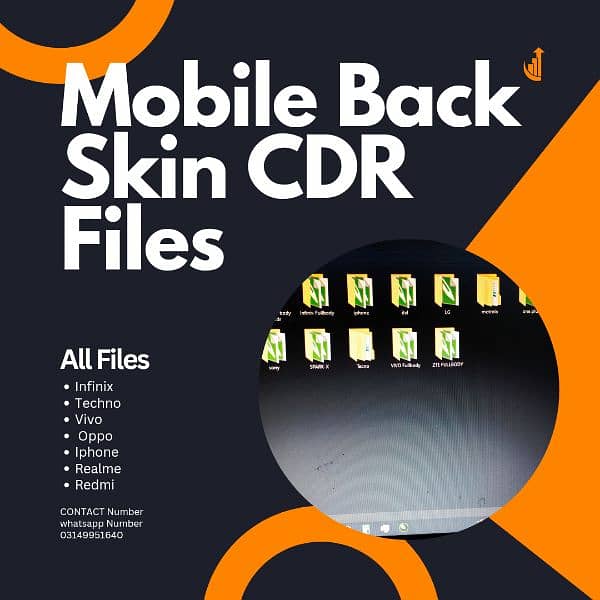 Mobile Back Skin CDR Files 0