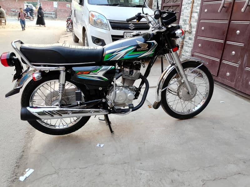 HONDA CG 125 2023 ALL PUNJAB REGISTER 6