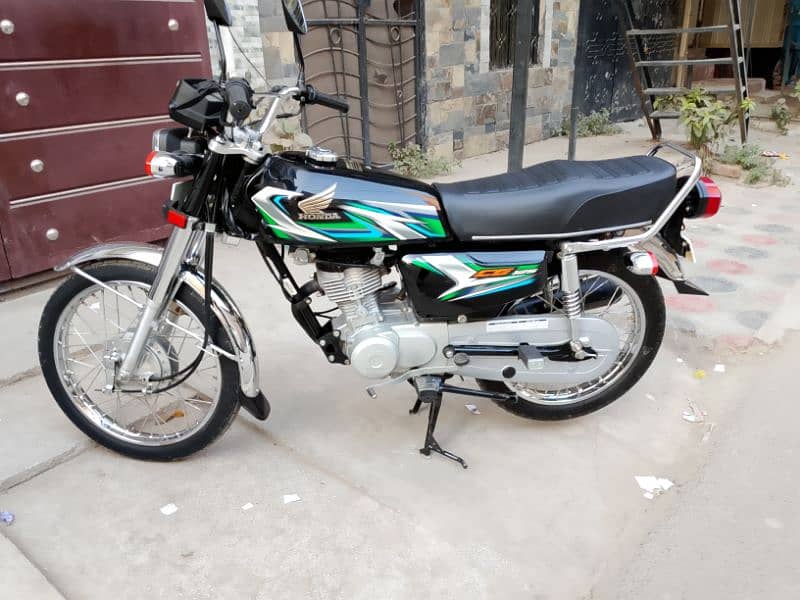 HONDA CG 125 2023 ALL PUNJAB REGISTER 9