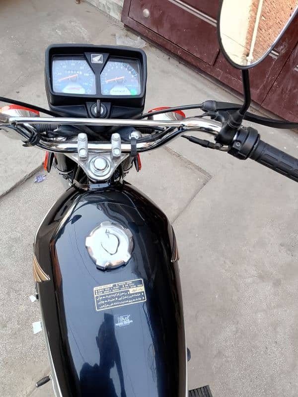 HONDA CG 125 2023 ALL PUNJAB REGISTER 12