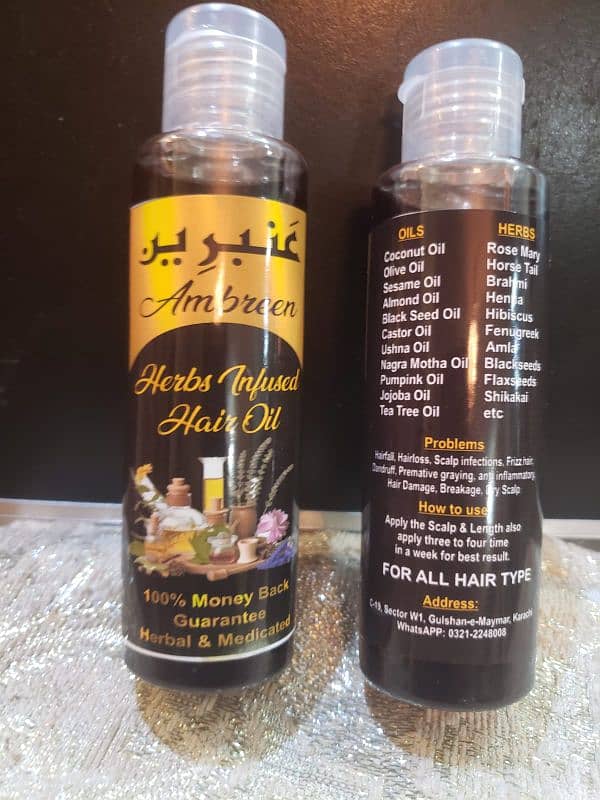 Herbal Hair oil 8