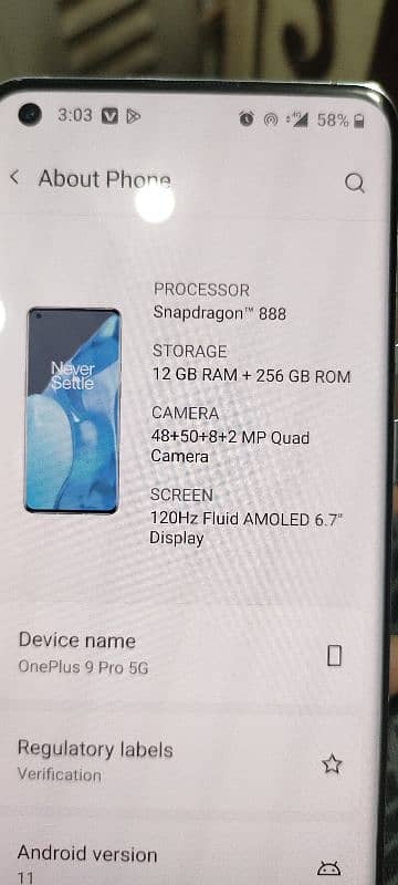 OnePlus 9 pro 12 GB plus 256GB pta approve WhatsApp 03033138008 Umar 5