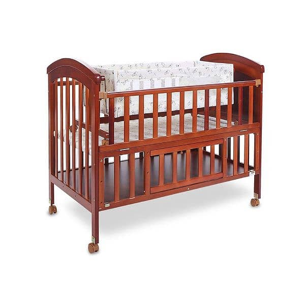 Tinnies Wooden Cot – Brown 1