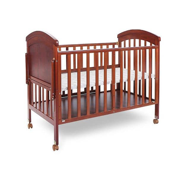 Tinnies Wooden Cot – Brown 2