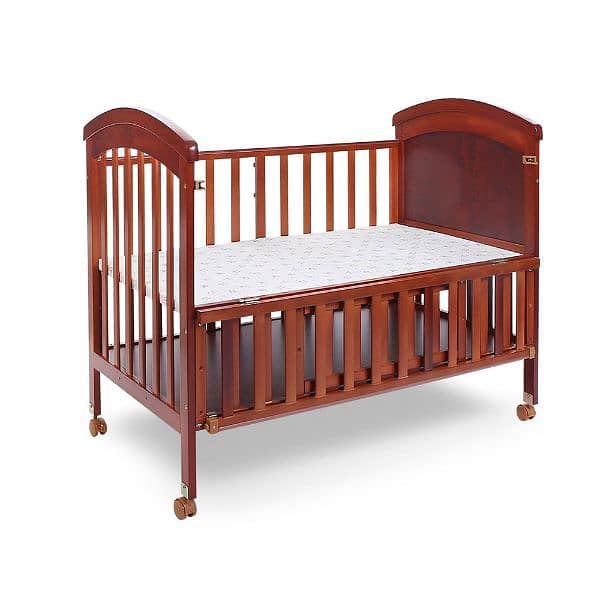 Tinnies Wooden Cot – Brown 3