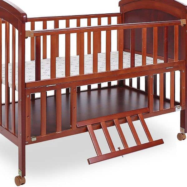 Tinnies Wooden Cot – Brown 4