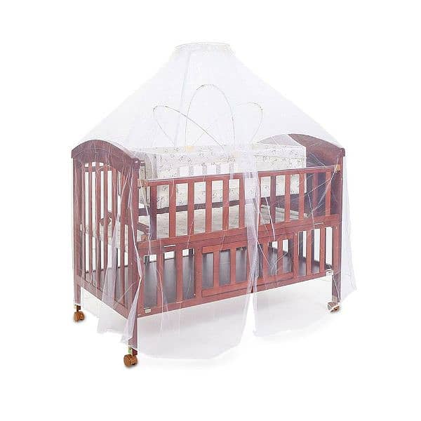 Tinnies Wooden Cot – Brown 5