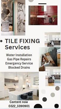 Tile Fixer/Construction/ Tile Fixing/ Wall Tiles/Marble Tiles Services 0