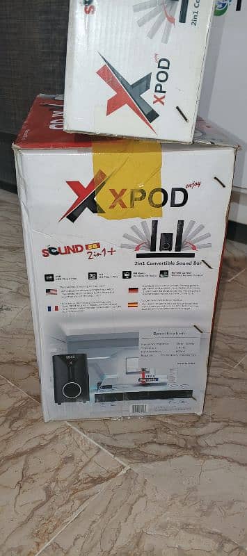 xpot sound bar woofer 4