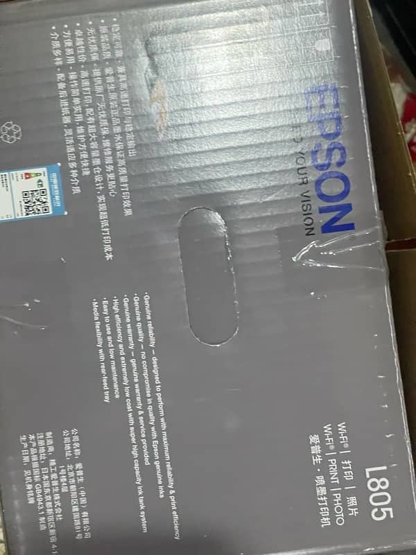 EPSON L805 Color Printer in Genuine Head 10/10 12