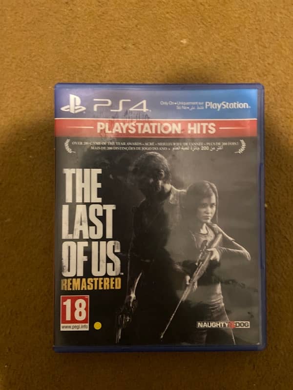 PS4 the last of us remastered 100% working and fine 0