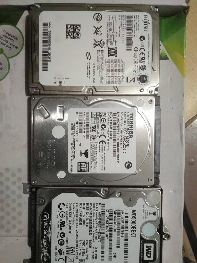 laptop hard disk 500gb . 750 gb . 350 gb(03166818996) 1