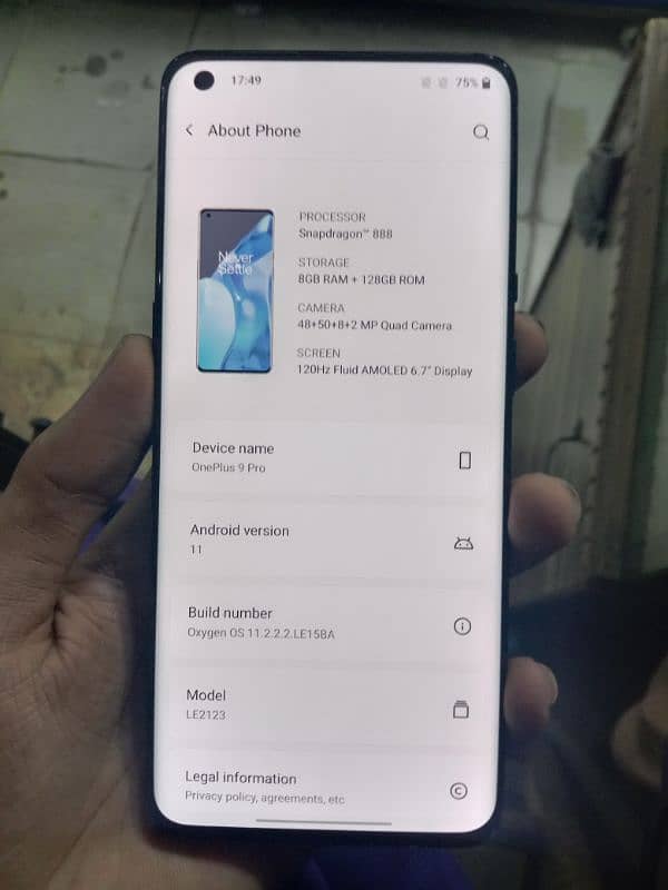 OnePlus 9Pro (8/128gb) Pta approve 1